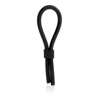 Pierścień-SILICONE STUD LASSO BLACK