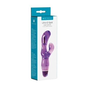 Wibrator-Me You Us Ultra G G-Spot Vibrator Rabbit Vibrator Purple