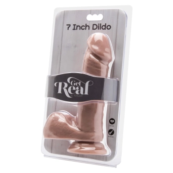 Penis jak realny naturalny sex dildo jądra 18cm