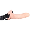 Wibrator jak penis na paskach uprząż dildo 17cm