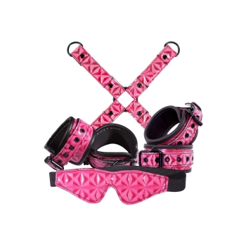 Zestaw-SINFUL BONDAGE KIT PINK