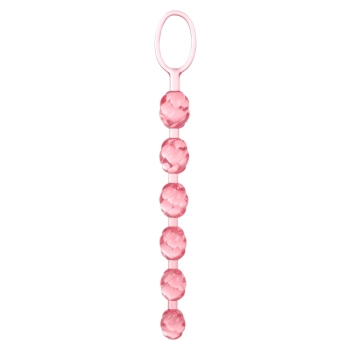 Plug/kulki-SWIRL PLEASURE BEADS PINK