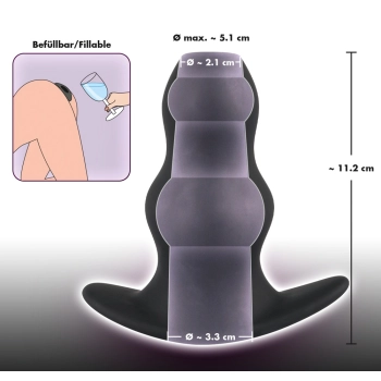 Otwarty korek analny plug tunel sex zatyczka 11cm