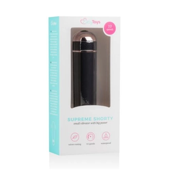 Wibrator-Supreme Shorty Mini Vibrator - Black