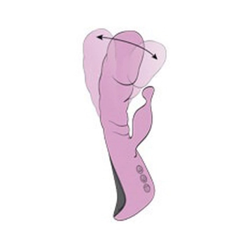 Wibrator-Mini Trigger 10+10 function pink