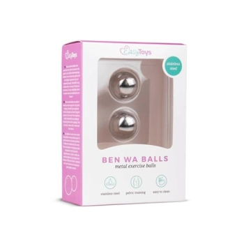 Kulki-Silver ben wa balls - 19mm