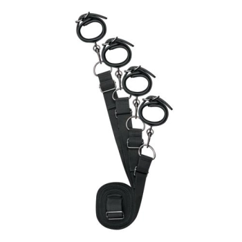 Zestaw wiązań pod materac EasyToys regulowany czarny