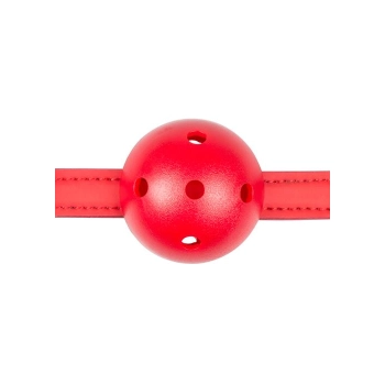 Knebel-Ball Gag With PVC Ball - Red