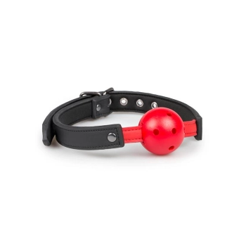 Knebel-Ball Gag With PVC Ball - Red