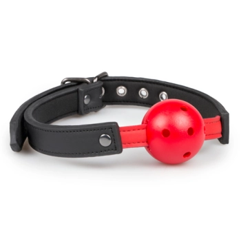 Knebel-Ball Gag With PVC Ball - Red