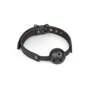 Knebel-Ball Gag With PVC Ball - Black