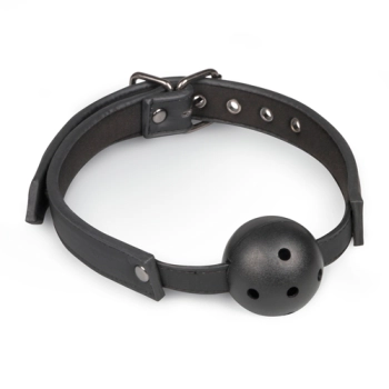 Knebel-Ball Gag With PVC Ball - Black