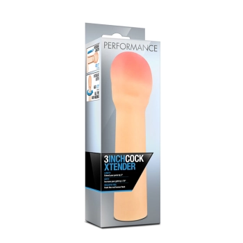 Stymulator-performance 3inch cock xtender beige