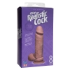 Gruby żylasty realistyczny penis z przyssawką 21cm