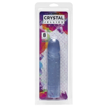 Dildo-CRYSTAL JELLIES CLASSIC Transpa 8 INCH