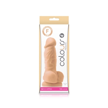 Dildo-colours pleasures 4 inch