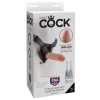 Proteza-Harness 7 Inch Uncut Cock