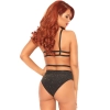 Bielizna-Lurex opaque bra and bottom