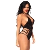 Bielizna-Strappy halter lace teddy