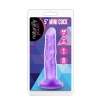 Dildo-naturally yours 5inch mini cock purple