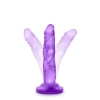 Dildo-naturally yours 5inch mini cock purple