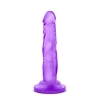 Dildo-naturally yours 5inch mini cock purple