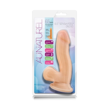 Dildo-AU NATUREL 6.5INCH SENSA FEEL DILDO