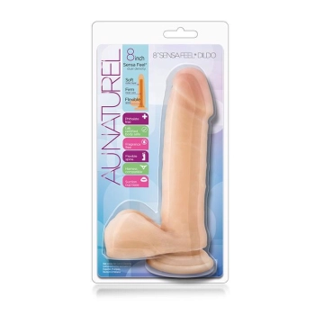 Cielisty realistyczny miękki penis dildo 20 cm