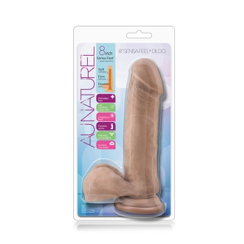 Dildo-au naturel 8inch sensa feel dildo latin