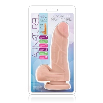 Dildo-au naturel 5.5inch mighty mike beige