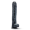 Dildo-JET DARK STEEL CARBON METALLIC BLACK