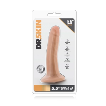 Dildo-DR. SKIN 5.5INCH COCK WITH SUCTION CUP