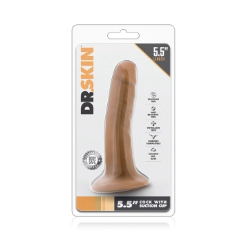 Dildo-DR. SKIN 5.5INCH COCK WITH SUCTION CUP