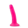 Dildo-neo 6inch dual density cock neon pink