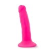 Dildo-neo 6inch dual density cock neon pink