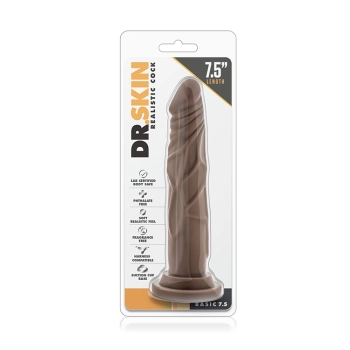 Dildo-dr. skin realistic cock 7.5 chocolate