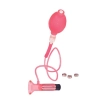 Pompka-clitoral vibrating pump - clear hot pink