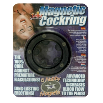 Pierścień-MAGNETIC COCK RING - SMOKE