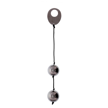 Kulki-DOMINO METALLIC BALLS -CHROME BLACK