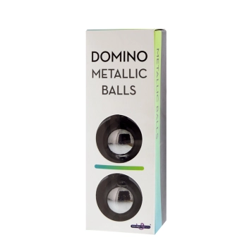 Kulki-DOMINO METALLIC BALLS -CHROME BLACK