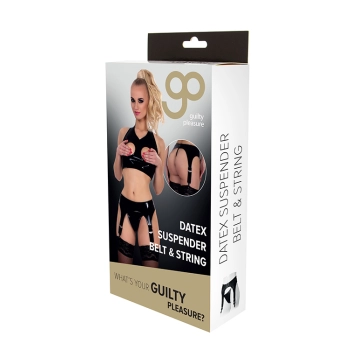 Bielizna-GP DATEX SUSPENDER BELT AND STRING, S