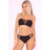 Bielizna-TRUTH OR BARE 2PC BRA SET BLACK, M/L