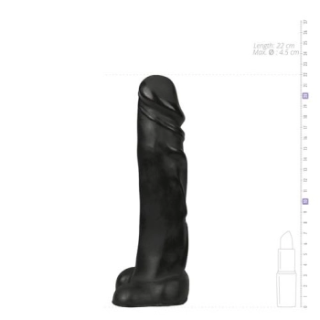 Dildo All Black 22 cm