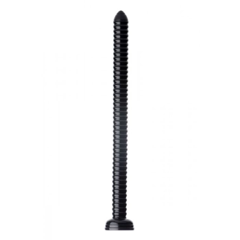 Czarny długi analny pręt zatyczka dildo plug 51 cm