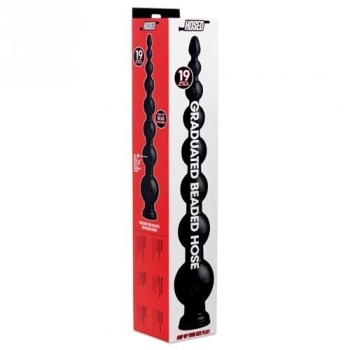 Graduated Bead Anal Snake Anal Dildo - 19 inch