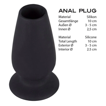 Otwarty korek analny plug tunel sex zatyczka 10cm