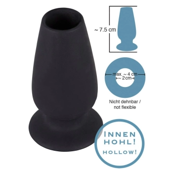 Otwarty korek analny plug tunel sex zatyczka 7cm