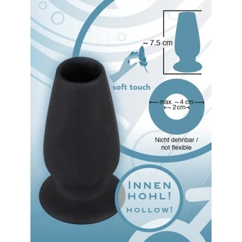 Otwarty korek analny plug tunel sex zatyczka 7cm