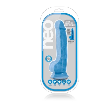 Neo 7.5inch dual density cock w. balls