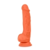 Neo elite 7.5inch cock with balls orange